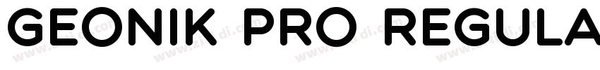 Geonik Pro Regular字体转换